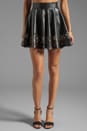 view 1 of 7 Pretty Young Thing Skirt en Black/Nude in Black & Nude