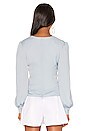 view 3 of 4 Gracious Long Sleeve Top in Powder Blue