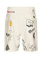 view 2 of 7 x Monitaly Tattoo Shorts in Khadi