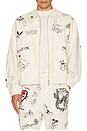 view 4 of 5 x Monitaly Tattoo Jacket in Khadi