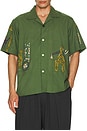 view 4 of 5 Ronen Shirt in Rab08 Matcha