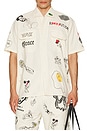 view 4 of 5 x Monitaly Tattoo Shirt in Khadi