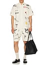 view 5 of 5 x Monitaly Tattoo Shirt in Khadi
