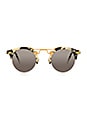 view 1 of 3 LUNETTES DE SOLEIL ST. LOUIS in Matte Au Lait to Clear