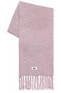 view 1 of 2 Wool Speckle Scarf in Mauve