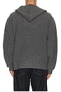view 2 of 4 Wool Zip Hoodie in Gunmetal