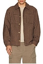 view 4 of 5 Wool Check Overshirt in Golden Straw