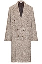 view 1 of 4 Elliot Wool Overcoat in Sepia Rose