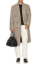 view 4 of 4 Elliot Wool Overcoat in Sepia Rose