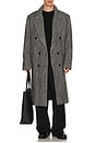 view 1 of 3 Elliot Wool Overcoat in Black