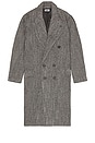 view 3 of 3 Elliot Wool Overcoat in Black
