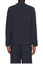 view 2 of 5 Double-Button Pinstripe Blazer in Navy