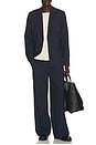 view 4 of 5 Double-Button Pinstripe Blazer in Navy