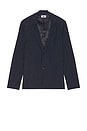 view 5 of 5 Double-Button Pinstripe Blazer in Navy