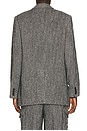 view 2 of 5 Eco Herringbone Longline Blazer in Black