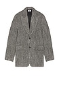 view 5 of 5 Eco Herringbone Longline Blazer in Black