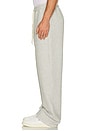 view 5 of 5 Grey Waffle Knit Sweatpants in Heather Grey