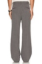 view 3 of 5 Herringbone Pleated Trousers in Nimbus Cloud