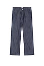 view 5 of 5 Elliot Denim Trouser in Dark Wash