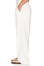 view 2 of 5 Single Pleated Trouser in White