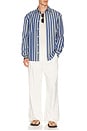 view 4 of 5 Single Pleated Trouser in White