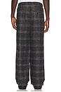 view 4 of 6 Eco Half-Elastic Plaid Pant in Night Sky