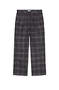 view 6 of 6 Eco Half-Elastic Plaid Pant in Night Sky