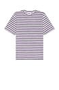 view 1 of 3 Striped Oversized Tee in Grape Royale