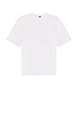 view 1 of 3 Rivet Pocket Oversized Tee in White