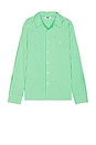 view 1 of 4 Breeze Poplin Button Up Shirt in Neptune Green