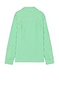 view 2 of 4 Breeze Poplin Button Up Shirt in Neptune Green