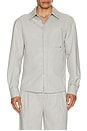view 3 of 4 Eco Button Up Shirt in Nimbus Cloud