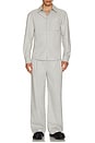 view 4 of 4 Eco Button Up Shirt in Nimbus Cloud