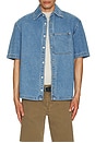 view 3 of 4 Mariner Denim Short Sleeve Shirt in Medium Wash