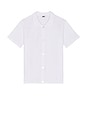 view 1 of 4 Venice Short Sleeve Button Up Shirt in White