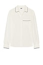 view 4 of 4 Jordan Piping Shirt in White