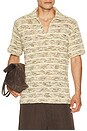 view 1 of 4 Multi-Color Striped Knit Polo in Multi