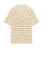 view 4 of 4 Multi-Color Striped Knit Polo in Multi