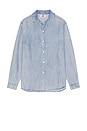 view 4 of 4 Oversized Denim Shirt in Light Wash
