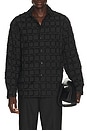 view 1 of 5 Relaxed Pile Shirt in Black