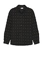 view 5 of 5 Relaxed Pile Shirt in Black