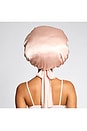 view 5 of 6 GORRO ADJUSTABLE OVERSIZED SATIN BONNET in Blush