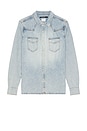 view 1 of 4 РУБАШКА С ДЛИННЫМИ РУКАВАМИ WHIPLASH SHIRT PARAGON in Denim