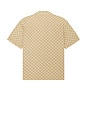 view 2 of 4 Box Denim Short Sleeve Shirt in Tan