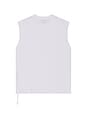 view 2 of 3 Intruder Cut Off Tee in Tru White