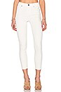 view 1 of 3 Hi & Waisted Crop in White