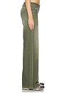 view 3 of 6 Dropout Low Rise Jeans in Militant Green