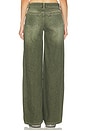 view 4 of 6 Dropout Low Rise Jeans in Militant Green