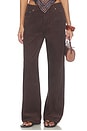view 1 of 7 Low Rider Jeans in Chocolate