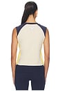 view 3 of 5 Ksb Baby Tank Top in Navy & White